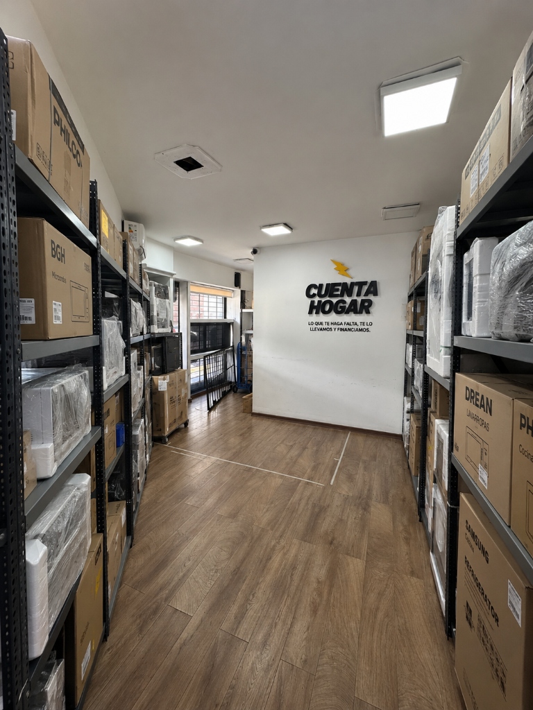 Centro de acopio y recepción interior Cuenta Hogar